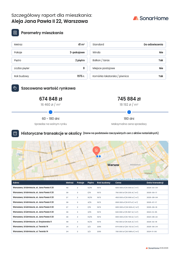 Raport de evaluare SonarHome